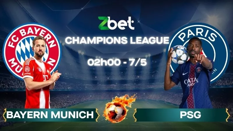 Nhận định soi kèo Bayern Munich vs PSG - 02h00 07/05/2026 - Champions League
