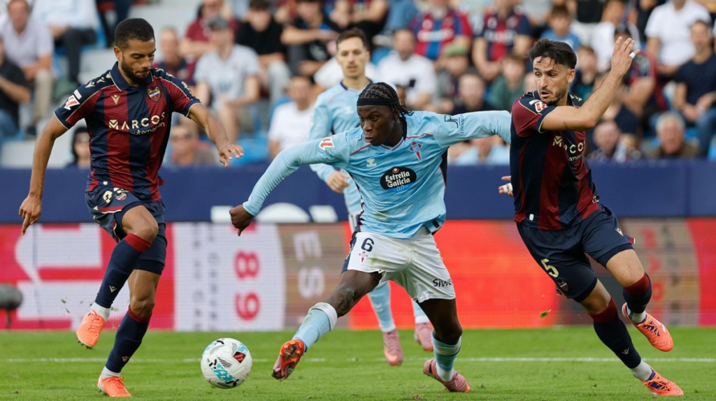 Dự đoán tỷ số Celta Vigo - Levante: 1-1