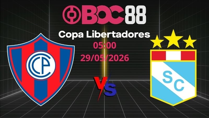 Soi Kèo Cerro Porteno vs Sporting Cristal | 05:00 29/05/2026 - Copa Libertadores