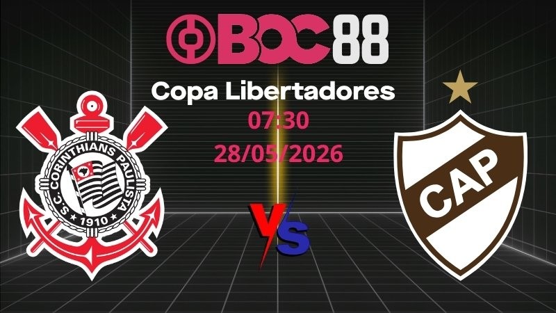 Soi Kèo Corinthians vs Platense | 07:30 28/05/2026 - Copa Libertadores