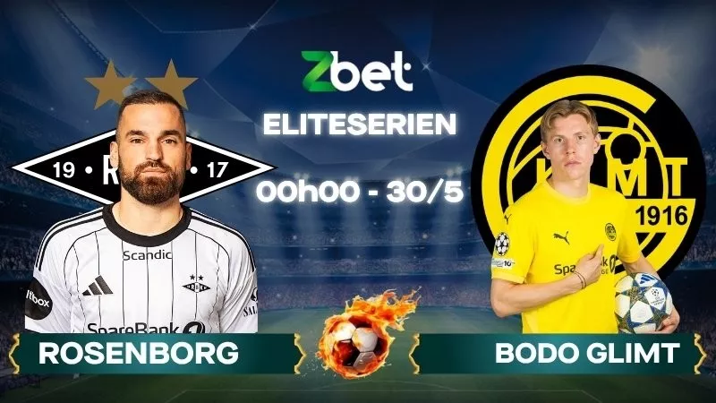 Nhận định soi kèo Rosenborg vs Bodo Glimt - 00h00 30/05/2026 - Eliteserien