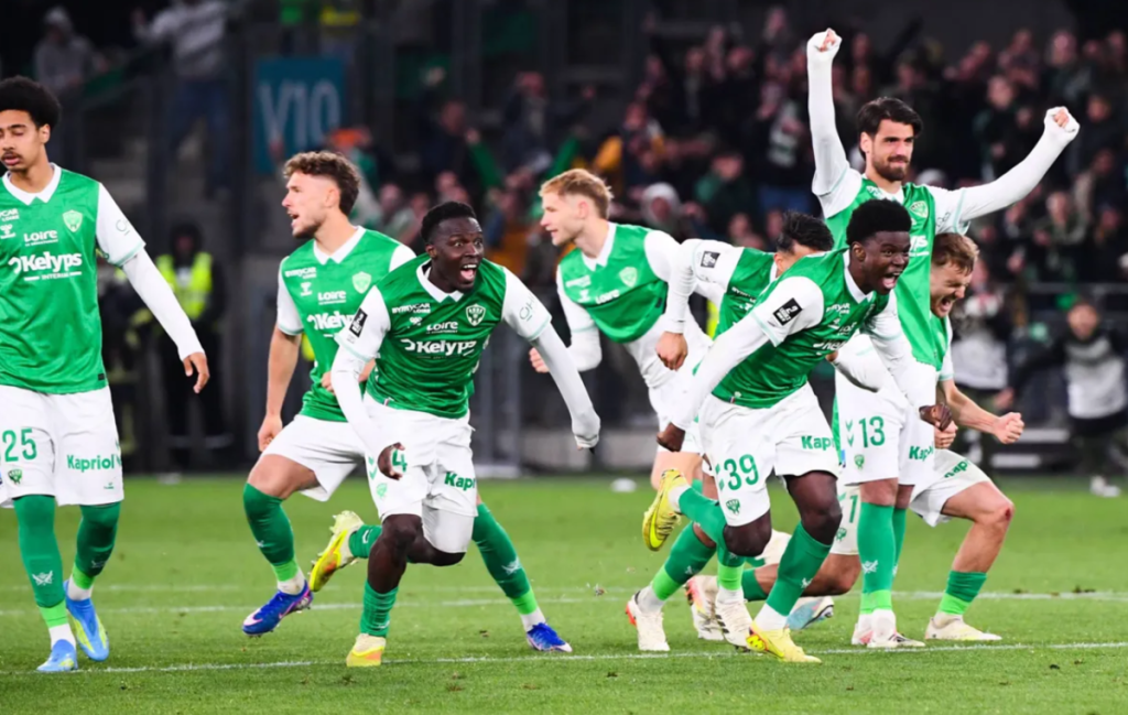 Dự đoán tỷ số St Etienne - Nice: 2-1