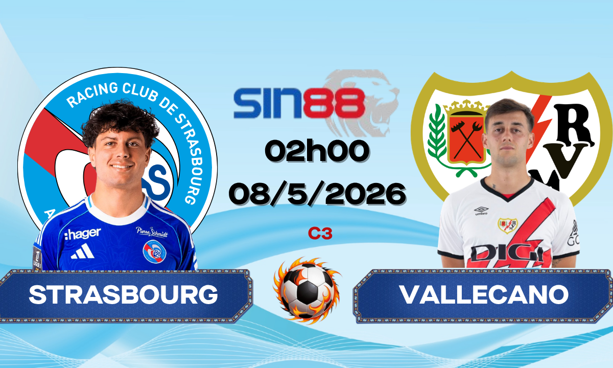 Soi kèo bóng đá Strasbourg - Rayo Vallecano 02h00 ngày 08/05/2026 - Conference League