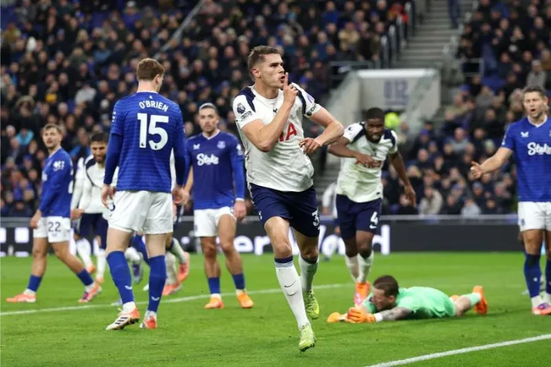 Thành tích thi đấu gần đây của Tottenham vs Everton