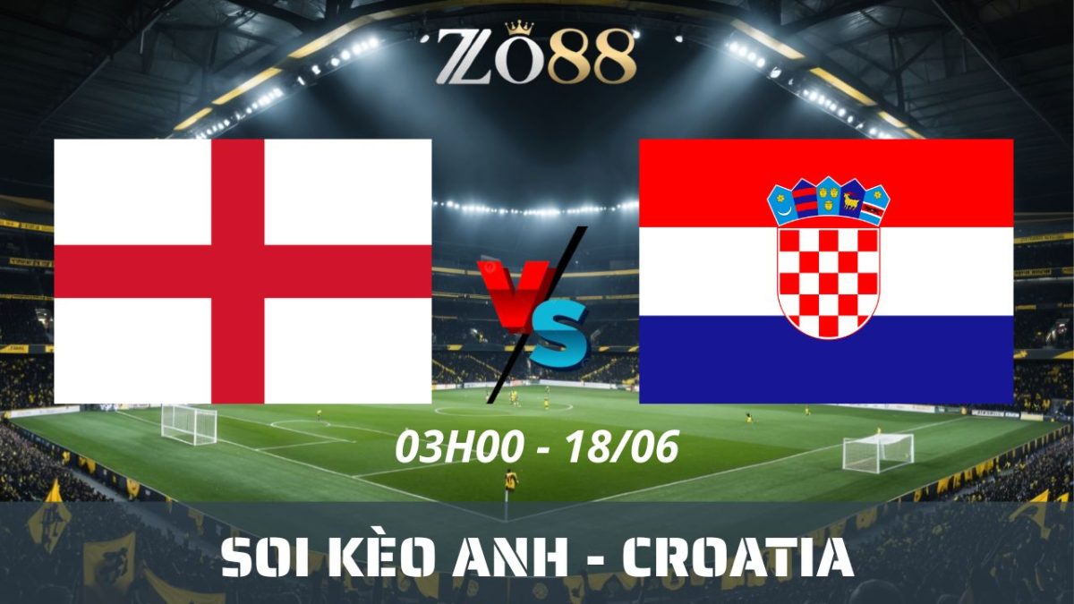 Soi kèo nhà cái Anh – Croatia 18/06/2026 03h00 World Cup