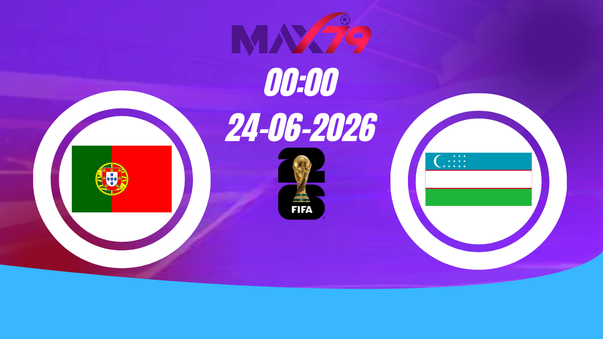 Soi kèo Bồ Đào Nha vs Uzbekistan | 00h00 – 24/06/2026 – World Cup