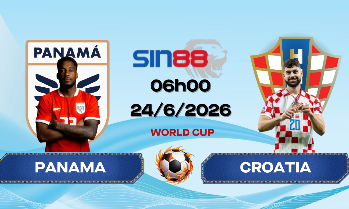 Soi kèo bóng đá Panama – Croatia 06h00 ngày 24/06/2026 – World Cup