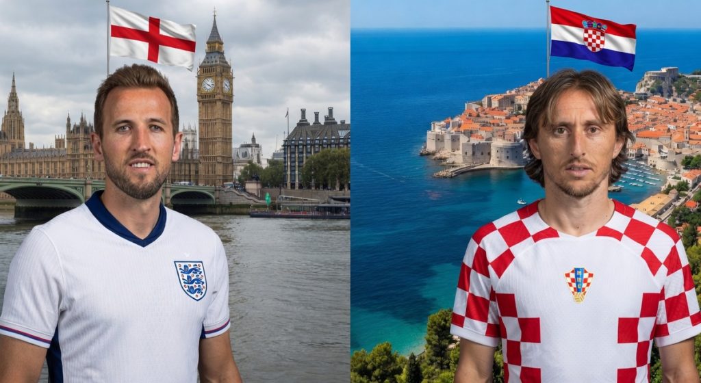 Dự đoán tỷ số Anh - Croatia: 1-1