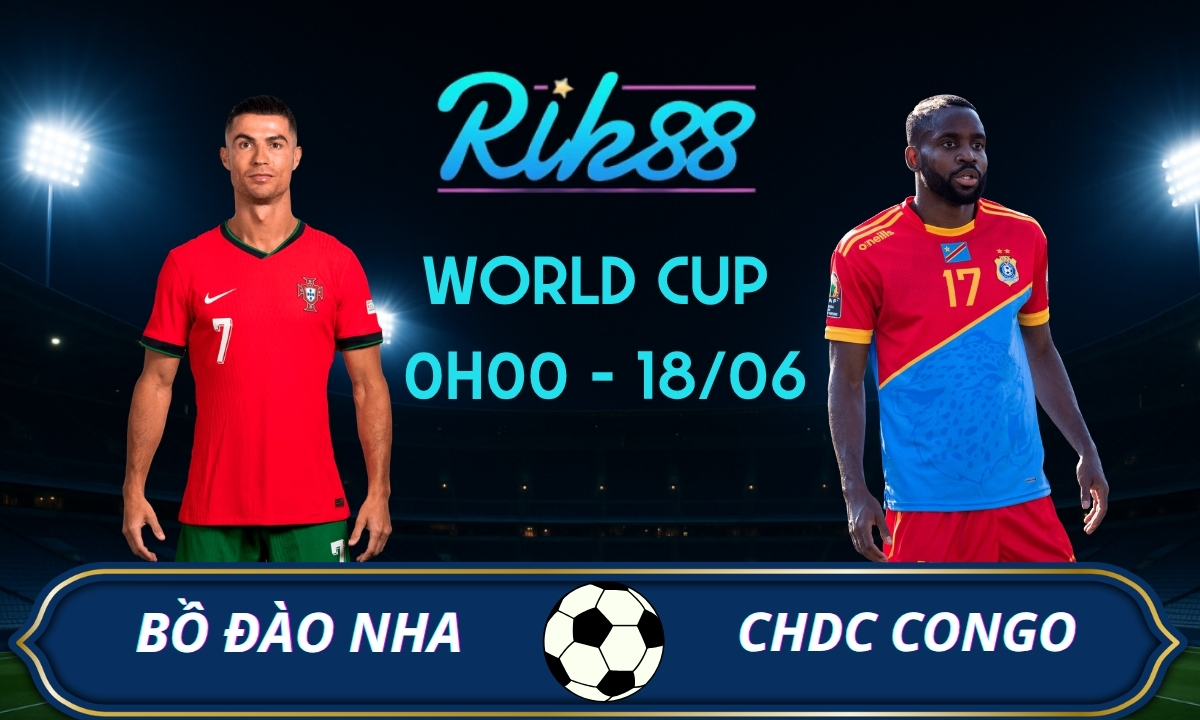 Soi kèo Bồ Đào Nha vs CHDC Congo – 0h00 ngày 18/06/2026 – World Cup