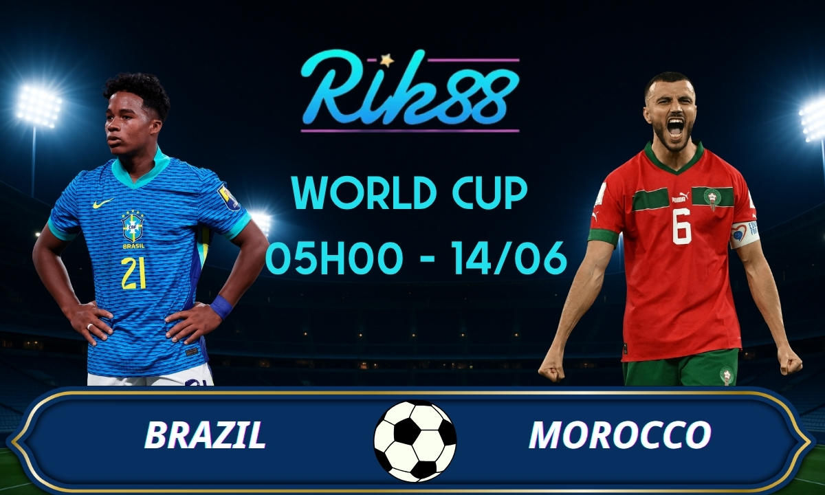 Soi kèo Brazil vs Morocco – 05h00 ngày 14/06/2026 – World Cup