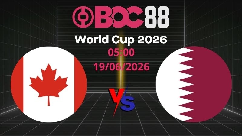 Soi Kèo Canada vs Qatar | 05:00 19/06/2026 – World Cup 2026