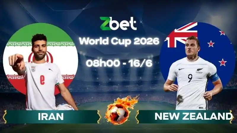 Nhận định soi kèo Iran vs New Zealand – 08h00 16/06/2026 – World Cup 2026