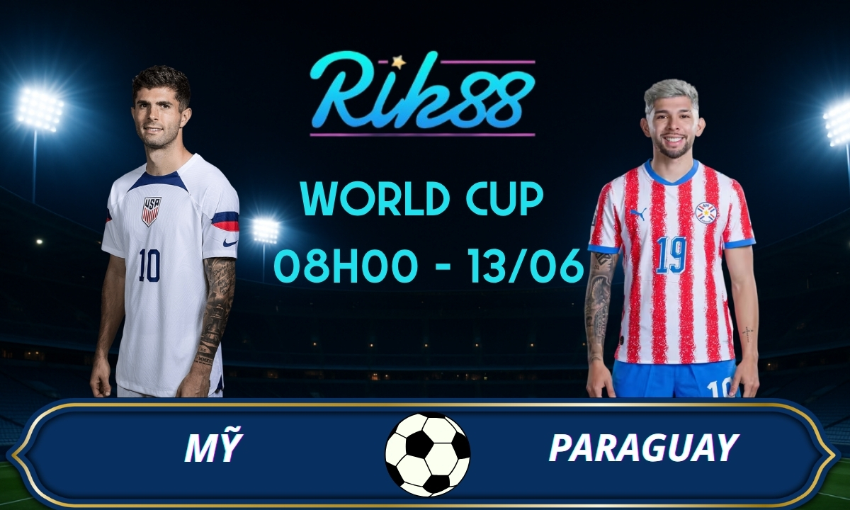 Soi kèo Mỹ vs Paraguay – 08h00 ngày 13/06/2026 – World Cup