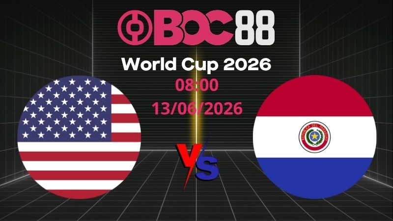 Soi Kèo Mỹ vs Paraguay | 08:00 13/06/2026 – World Cup 2026