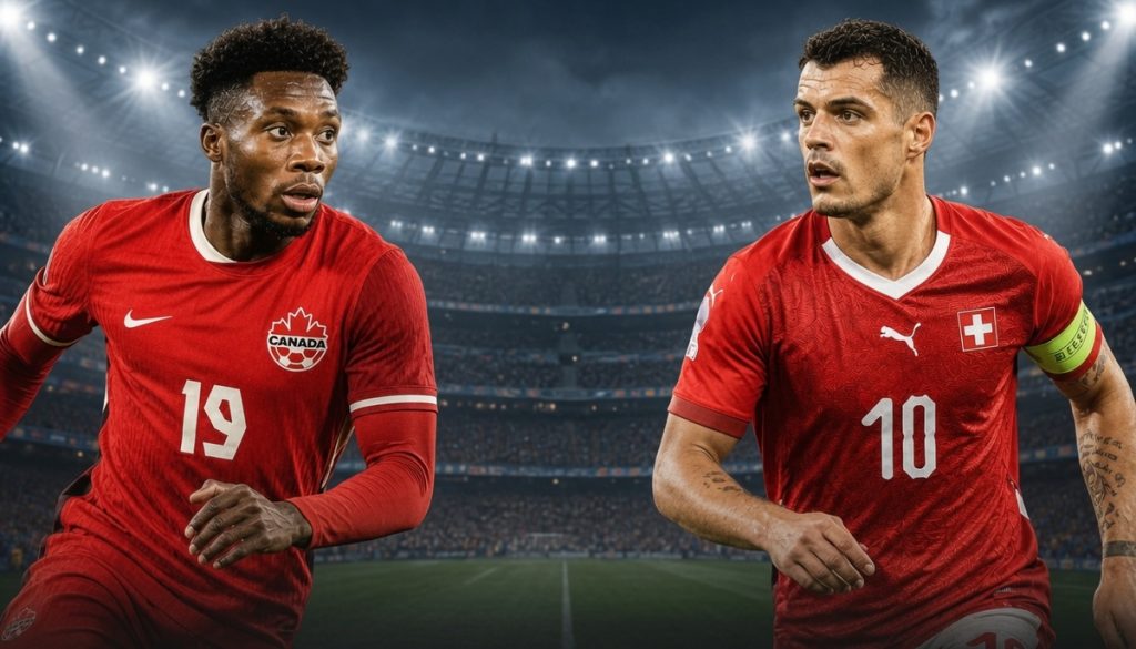 Dự đoán tỷ số Thụy Sĩ - Canada: 1-1