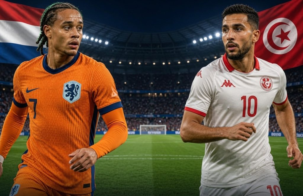 Dự đoán tỷ số Tunisia - Hà Lan: 0-4