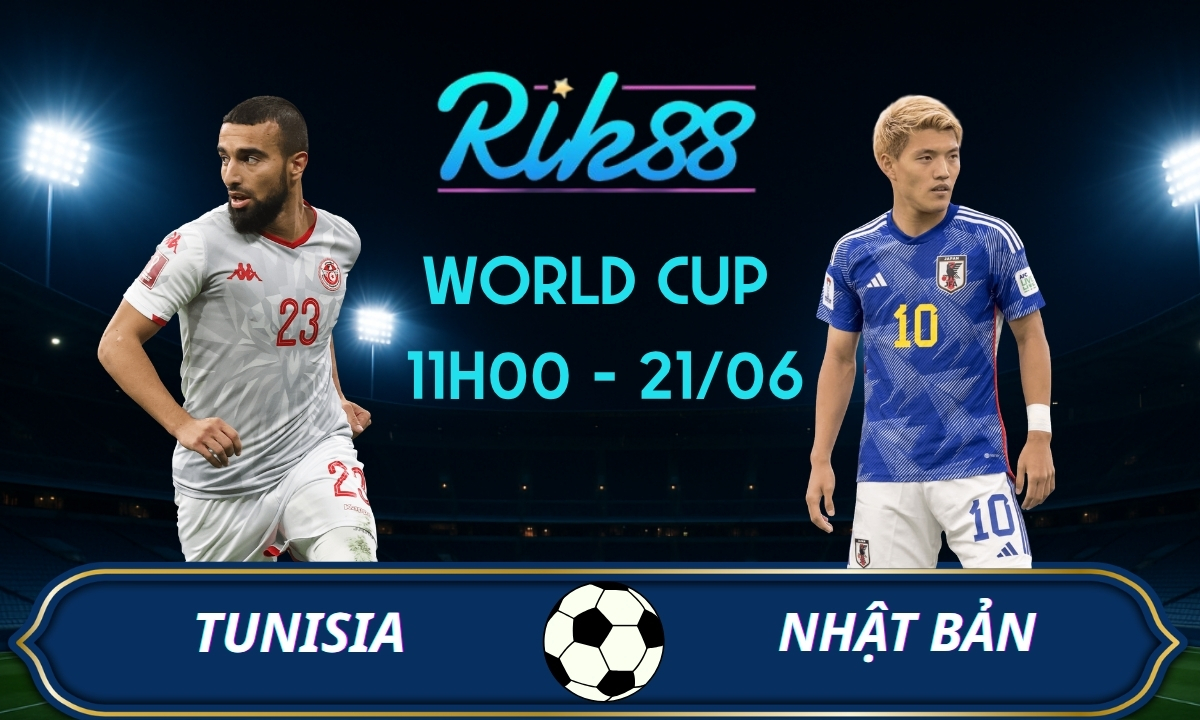 Soi kèo Tunisia vs Nhật Bản - 11h00 ngày 21/06/2026 - World Cup
