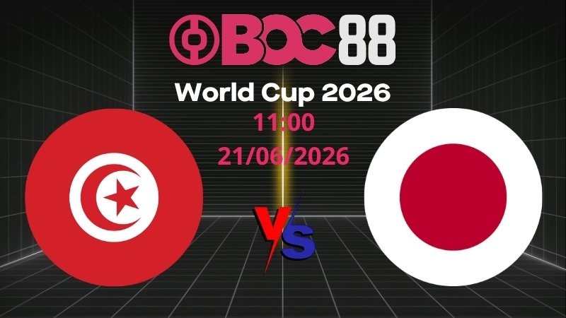 Soi Kèo Tunisia vs Nhật Bản | 11:00 21/06/2026 – World Cup 2026