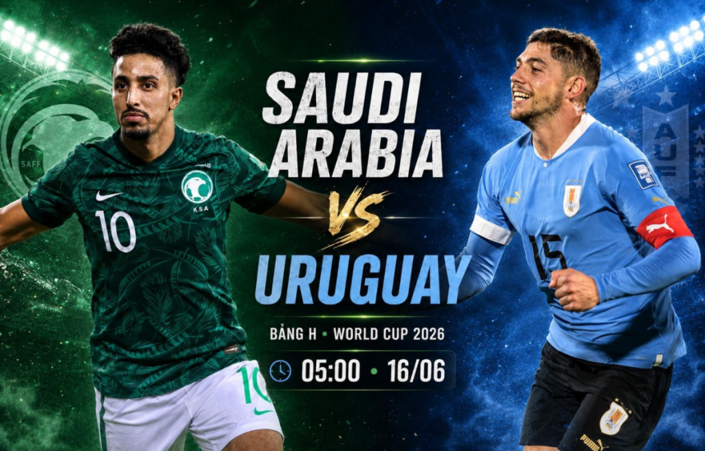 Dự đoán tỷ số Ả Rập Xê Út - Uruguay: 0-2