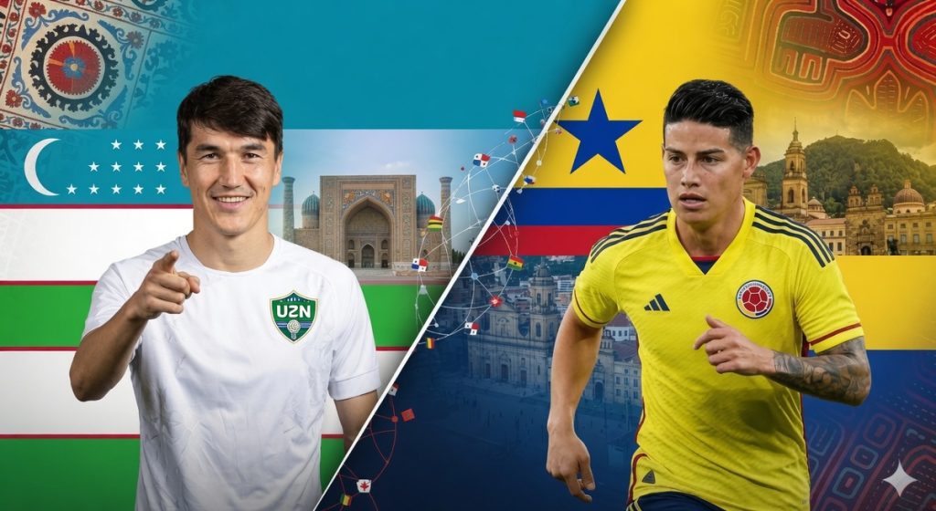 Dự đoán tỷ số Uzbekistan - Colombia: 1-3
