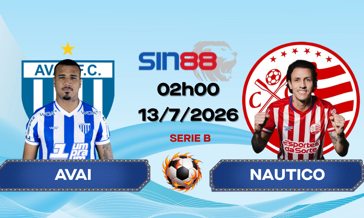 Soi kèo bóng đá Avai - Nautico 02h00 ngày 13/07/2026 - Serie B