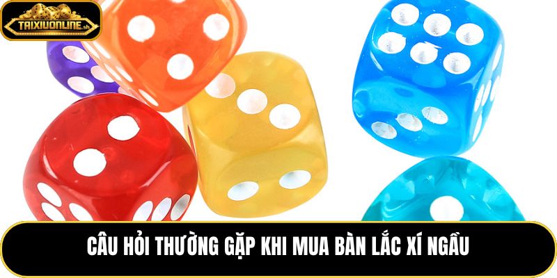 Giá bán và nơi mua bàn lắc xí ngầu phổ biến