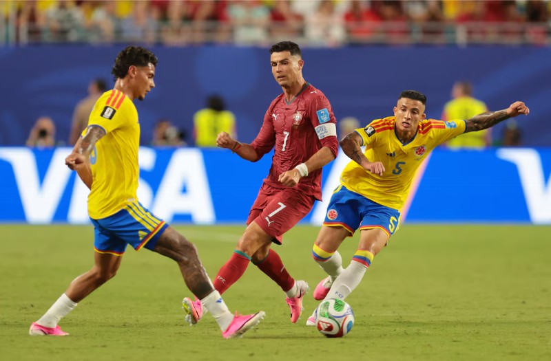 Trước trận đấu Colombia vs Ghana