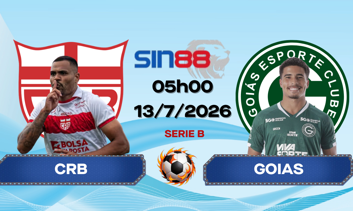 Soi kèo bóng đá CRB - Goias 05h00 ngày 13/07/2026 - Serie B