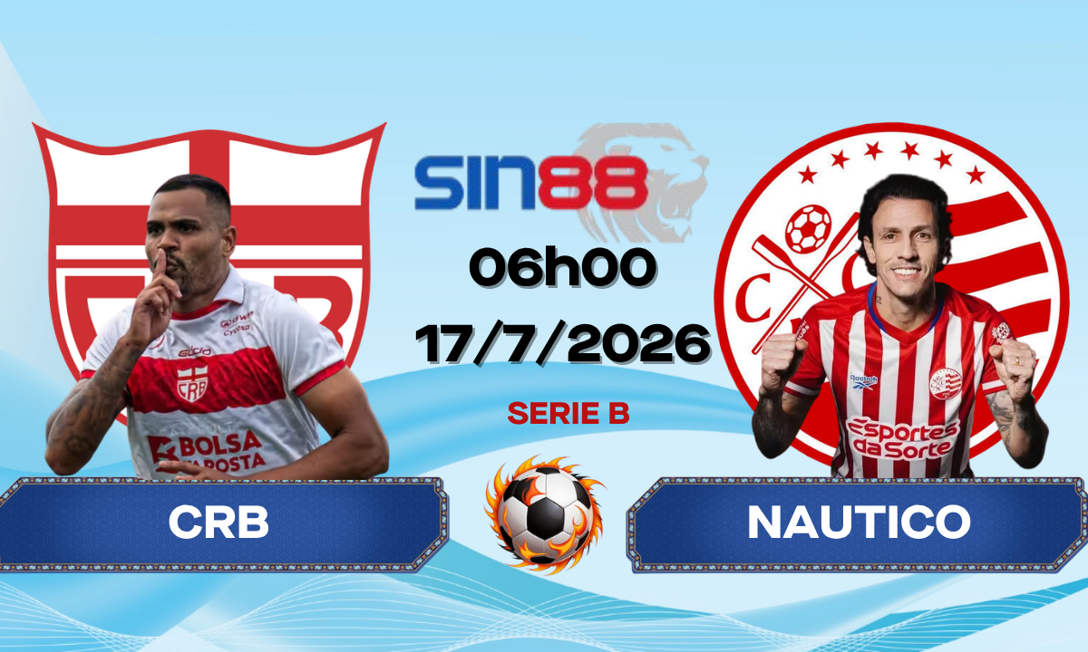Soi kèo bóng đá CRB - Nautico 06h00 ngày 17/07/2026 - Serie B