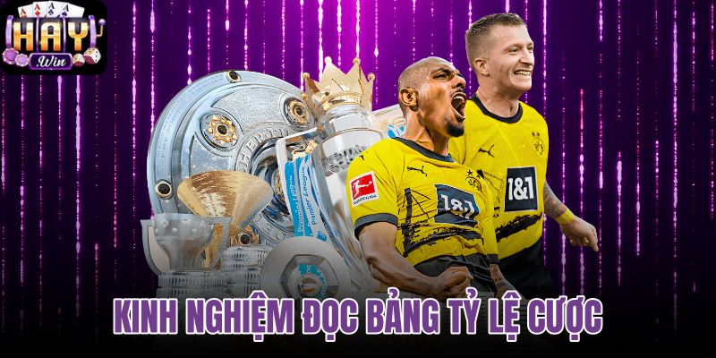 Kinh nghiệm đọc bảng tỷ lệ cược