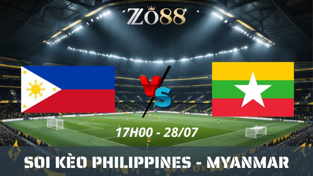 Soi kèo nhà cái Philippines – Myanmar 28/07/2026 17h00 ASEAN Cup 2026