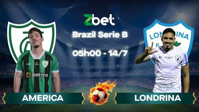 Nhận định soi kèo America vs Londrina - 05h00 14/07/2026 - Brazil Serie B