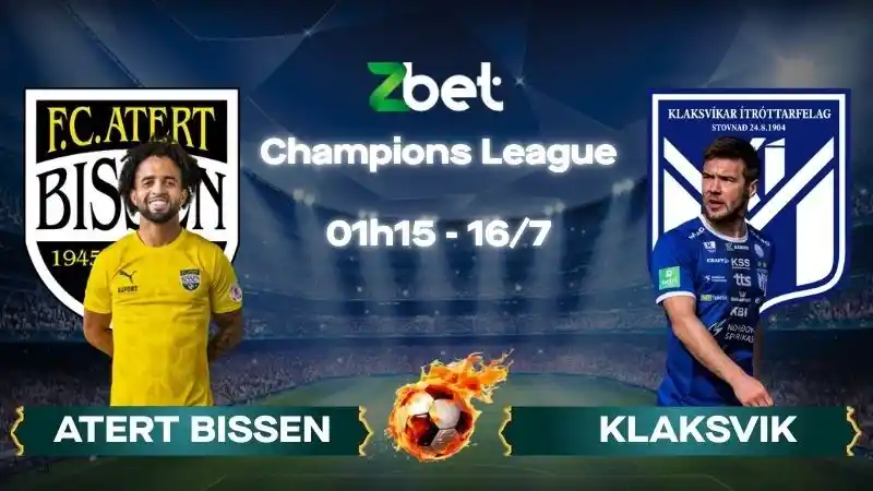 Nhận định soi kèo Atert Bissen vs KI Klaksvik - 01h15 16/07/2026 - Champions League