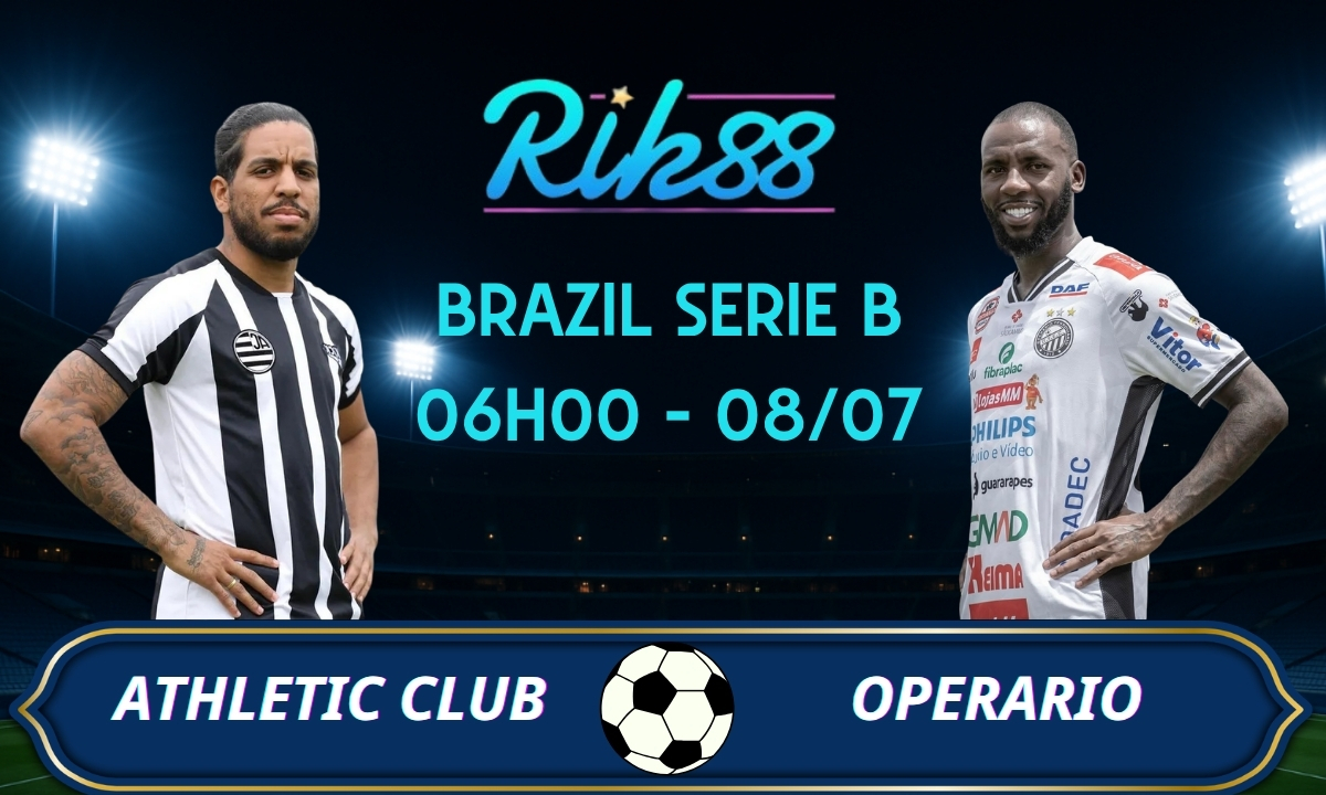Soi kèo Athletic Club vs Operario - 06h00 ngày 08/07/2026 - Brazil Serie B
