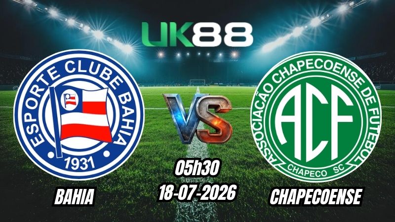Soi kèo Bahia vs Chapecoense | 05h30 - 18/07/2026 - Serie A Brazil