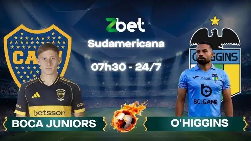 Nhận định soi kèo Boca Juniors vs O’Higgins – 07h30 24/07/2026 – Sudamericana