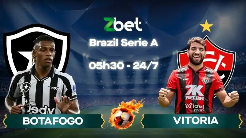 Nhận định soi kèo Botafogo vs Vitoria – 05h30 24/07/2026 – Brazil Serie A