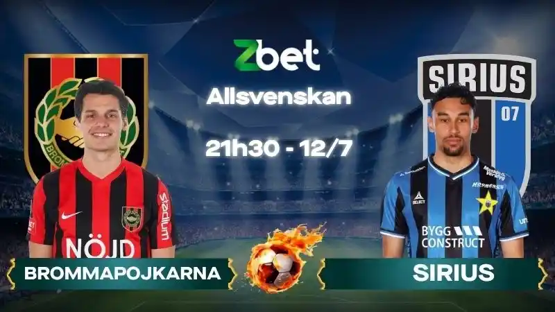 Nhận định soi kèo Brommapojkarna vs Sirius - 21h30 12/07/2026 - Allsvenskan
