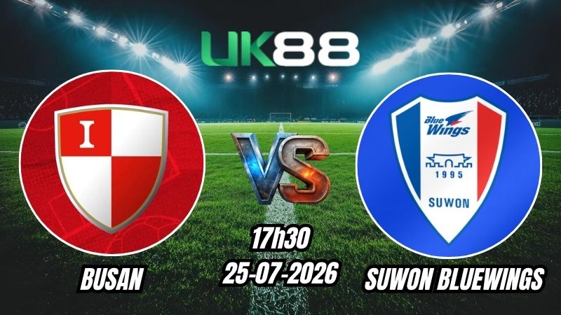 Soi kèo Busan vs Suwon Bluewings | 17h30 – 25/07/2026 – K League 2