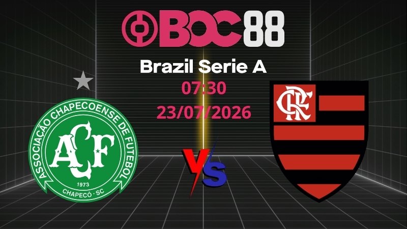 Soi Kèo Chapecoense vs Flamengo | 07:30 23/07/2026 – Brazil Serie A