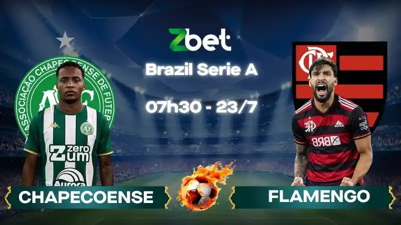 Nhận định soi kèo Chapecoense vs Flamengo – 07h30 23/07/2026 – Brazil Serie A