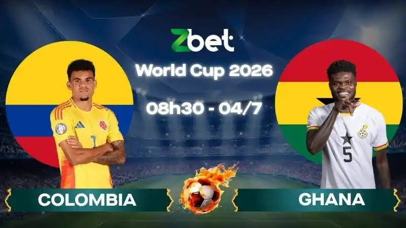 Nhận định soi kèo Colombia vs Ghana - 08h30 04/07/2026 - World Cup 2026