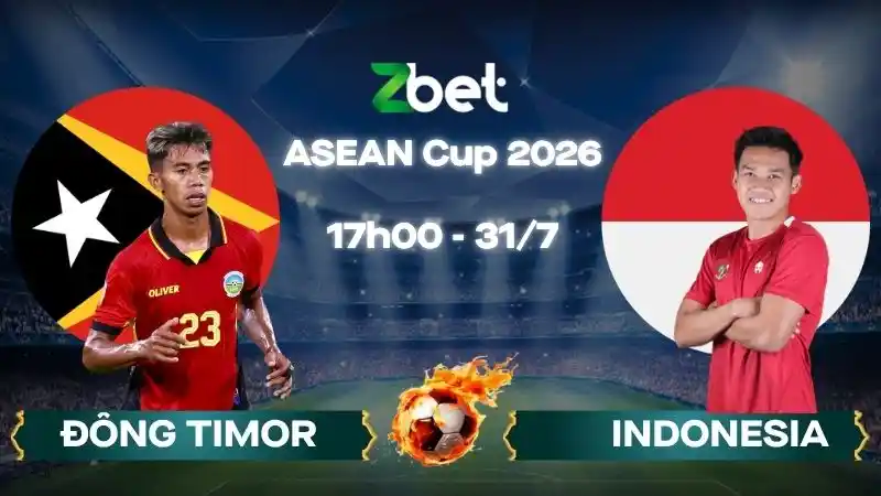 Nhận định soi kèo Đông Timor vs Indonesia – 17h00 31/07/2026 – ASEAN Cup 2026