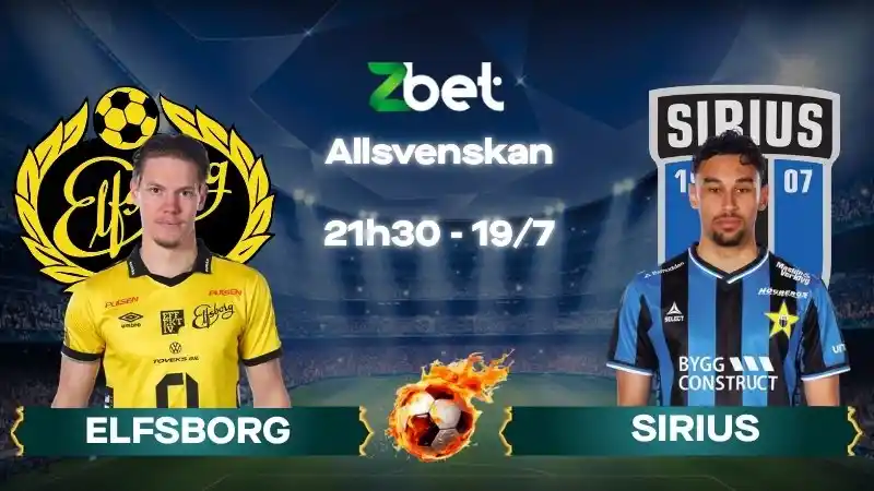 Nhận định soi kèo Elfsborg vs Sirius – 21h30 19/07/2026 – Allsvenskan