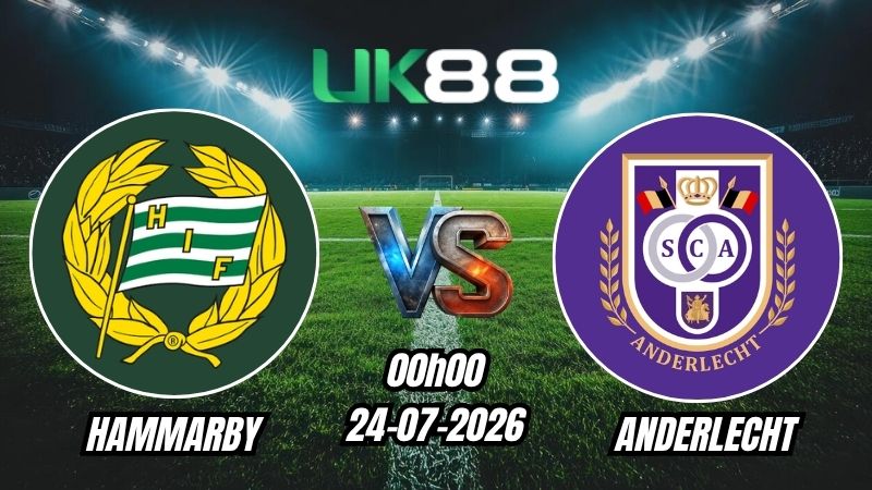 Soi kèo Hammarby vs Anderlecht | 00h00 – 24/07/2026 – Play-off Europa League