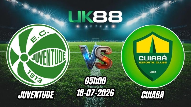 Soi kèo Juventude vs Cuiaba | 05h00 - 18/07/2026 - Serie B Brazil