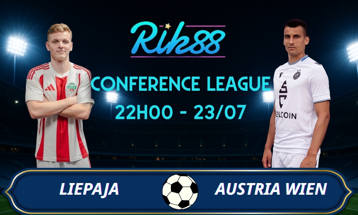 Soi kèo Liepaja vs Austria Wien – 22h00 ngày 23/07/2026 – Conference League