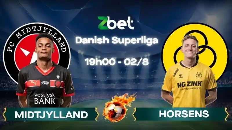 Nhận định soi kèo Midtjylland vs Horsens – 19h00 02/08/2026 – Danish Superliga