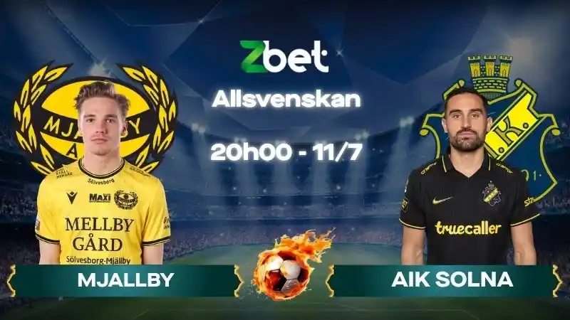 Nhận định soi kèo Mjallby vs AIK Solna - 20h00 11/07/2026 - Allsvenskan