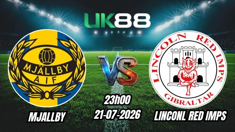 Soi kèo Mjallby vs Lincoln Red Imps | 23h00 – 21/07/2026 – Play-off Champions League